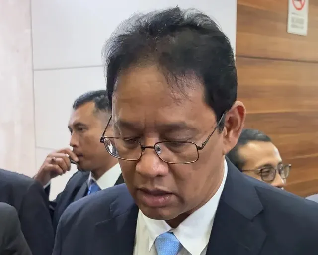 Menteri Keuangan Purbaya Yudhi Sadewa saat ditemui usai rapat kerja
