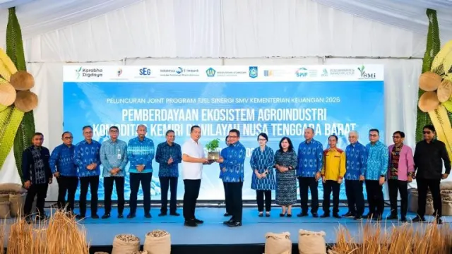 Dorong Ekspor Kemiri NTB, Kemenkeu dan 8 Lembaga SMV Luncurkan Program Desa Devisa